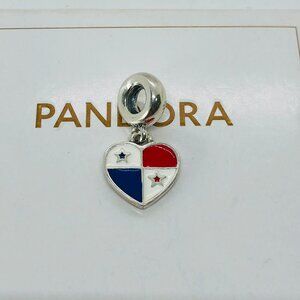 ✨🔥Pandora Panama Flag Charm